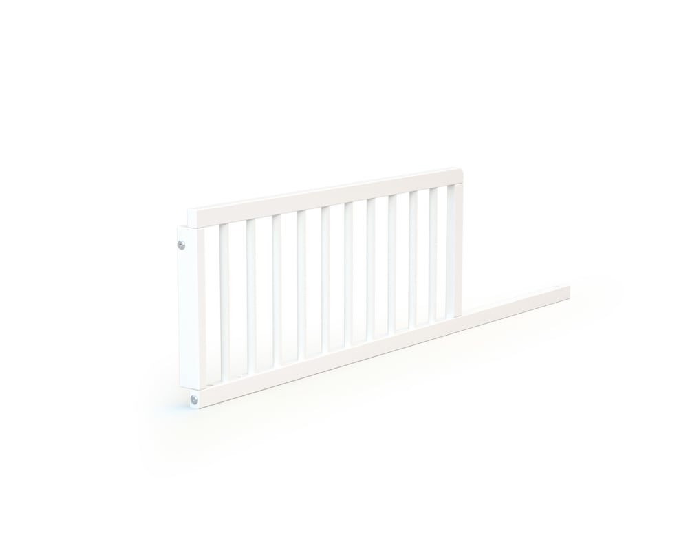 Barrière de lit bébé en bois Blanc 120 cm