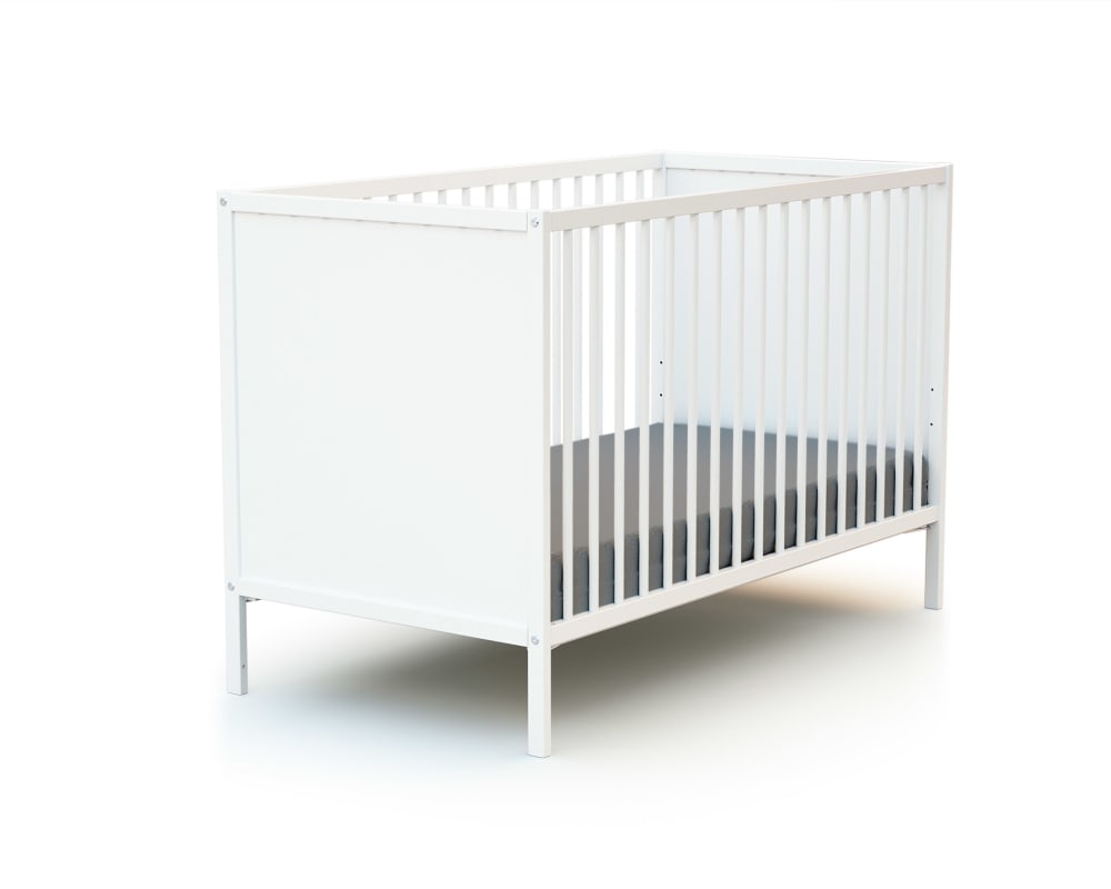 Webaby Babybett Holz Weiß 60 x 120 WEISS HOLZ Baby