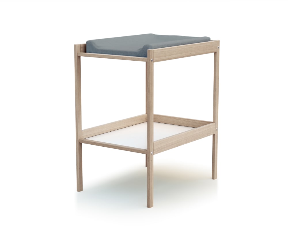 Webaby Wickeltisch 1 Regal Holz Buche Natur BRAUN HOLZ Baby