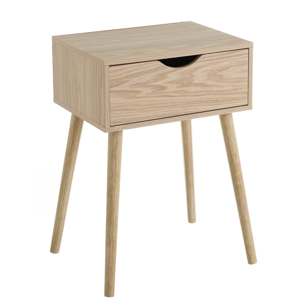 Mesita de noche con un cajón