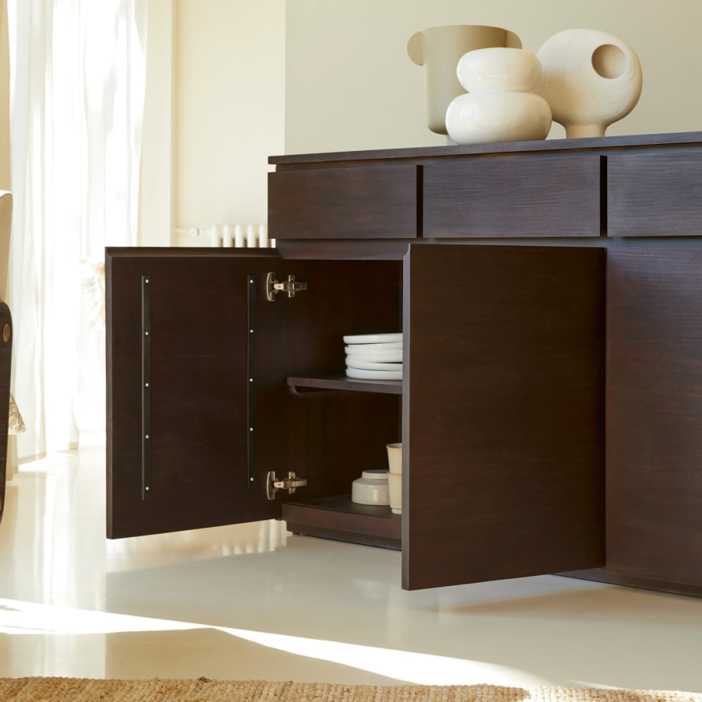 Buffet aus massivem Mahagoniholz 200 cm - Maisons Du Monde