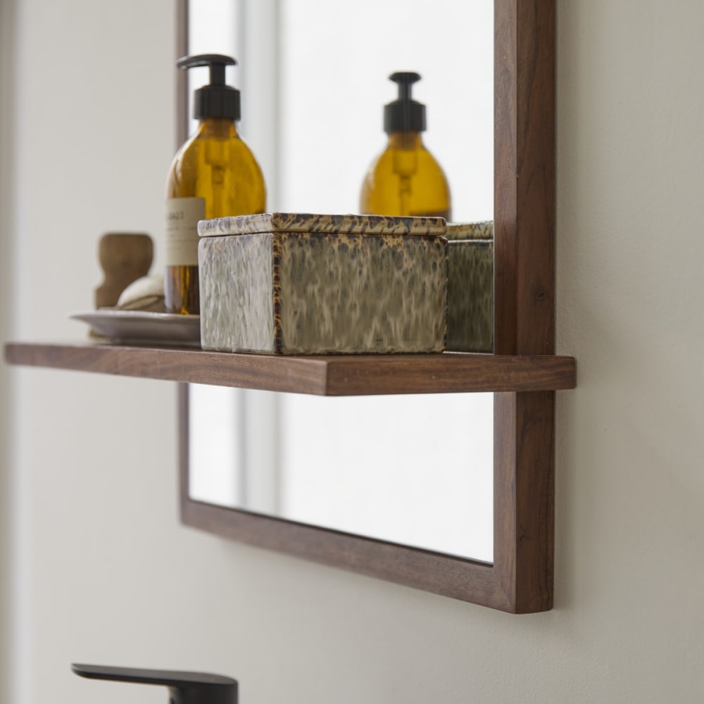 Spiegel aus massivem Palisanderholz 75x45 cm - Maisons Du Monde