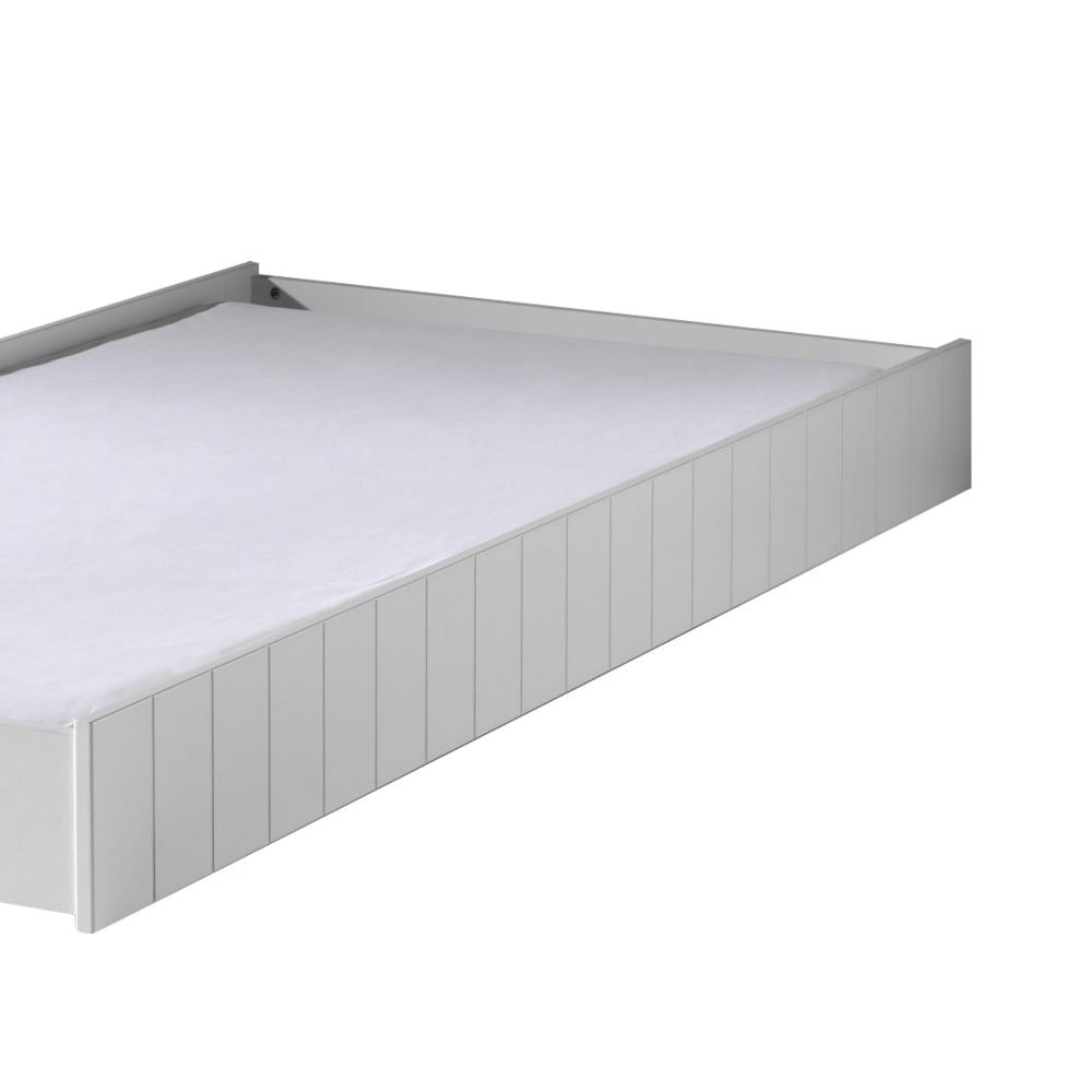 Tiroir pour lit 94x199x17 cm laqué blanc - BREVAL