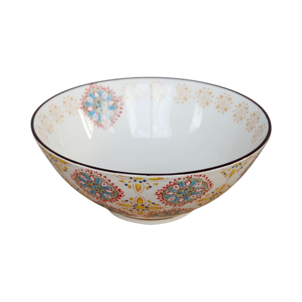 Saladier 23cm en céramique multicolore