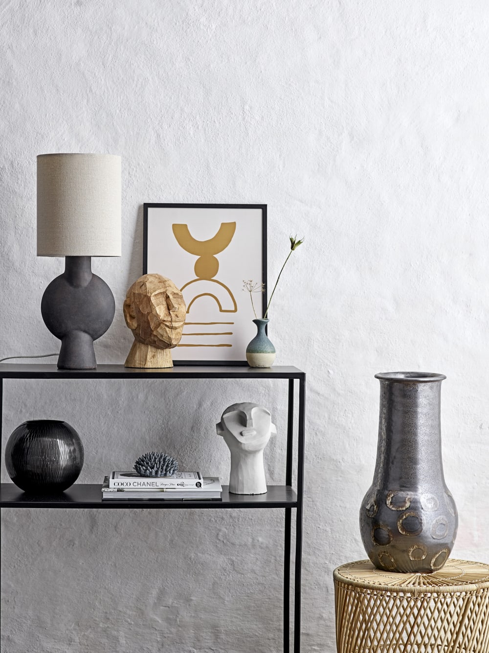 Lámpara en terracota marrón - Maisons du Monde