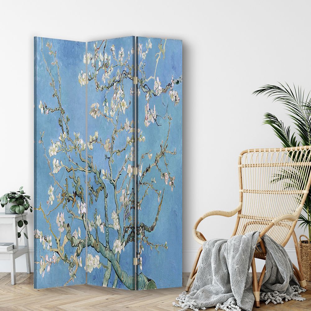 Paravent - Cloison Amandier en Fleurs - Van Gogh cm 110x150 (3 volets) - Maisons du Monde