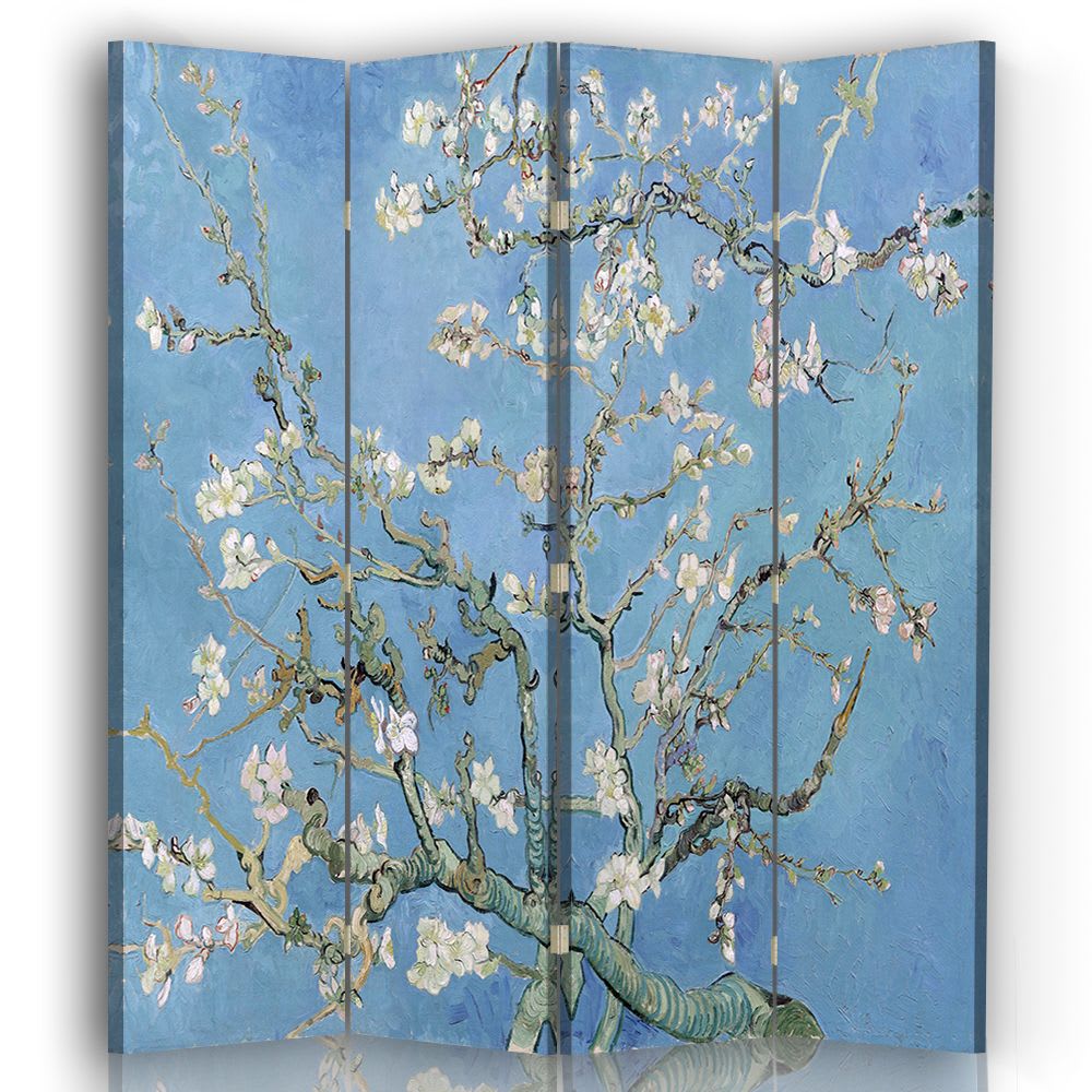 Biombo Almendro en Flor - Vincent Van Gogh - cm. 145x170 (4 paneles)