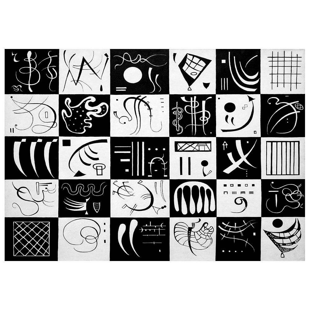Cuadro lienzo - Treinta - Wassily Kandinsky - cm. 50x70