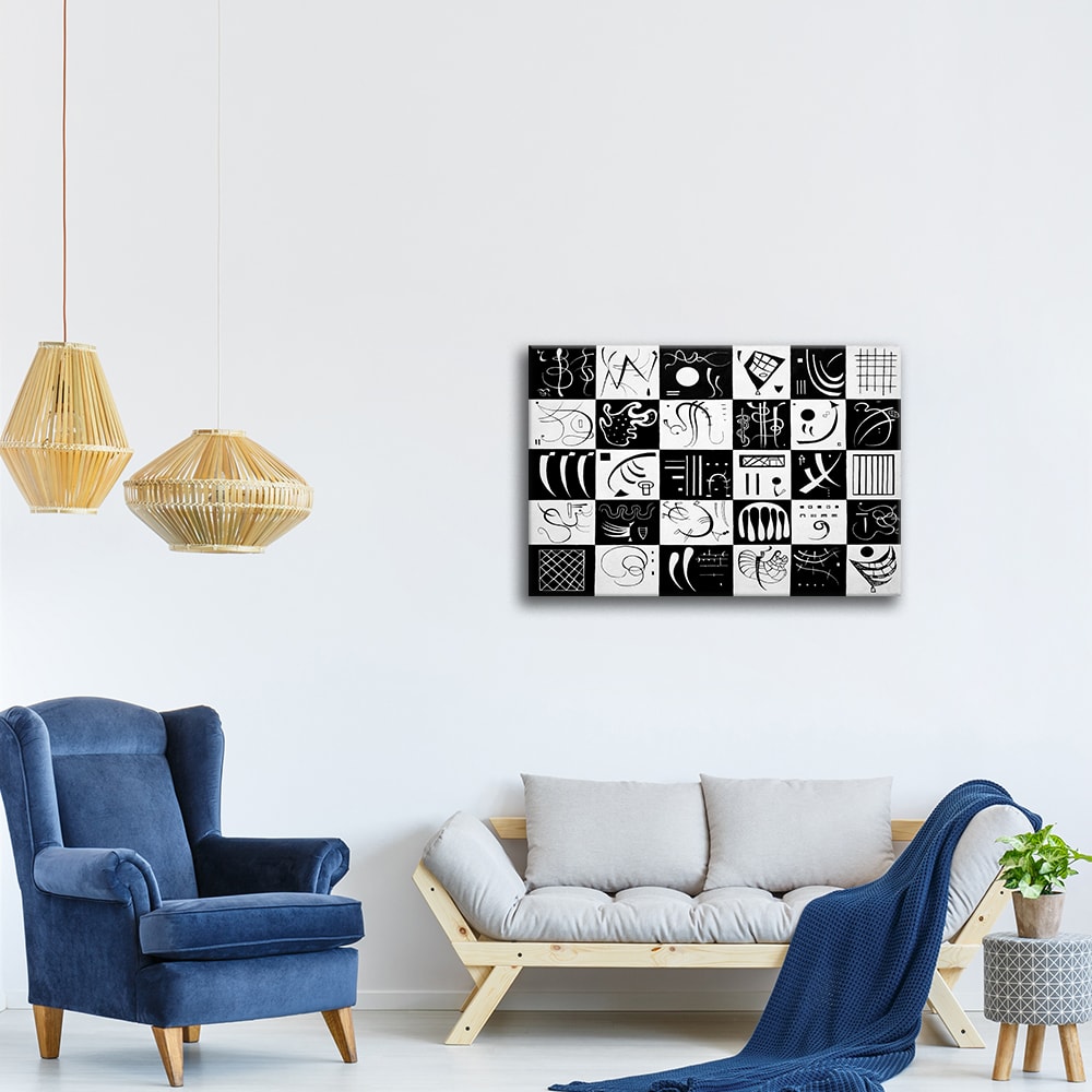 Tableau impression sur toile Trente Wassily Kandinsky 50x70cm — vue 4