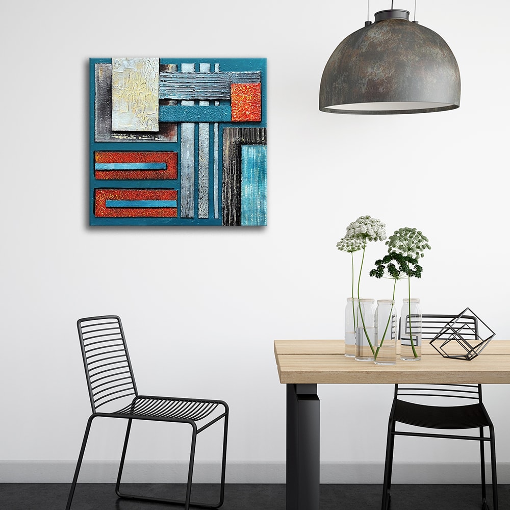 Cuadro - Magnetismo Abstracto cm. 60x60 - Maisons du Monde