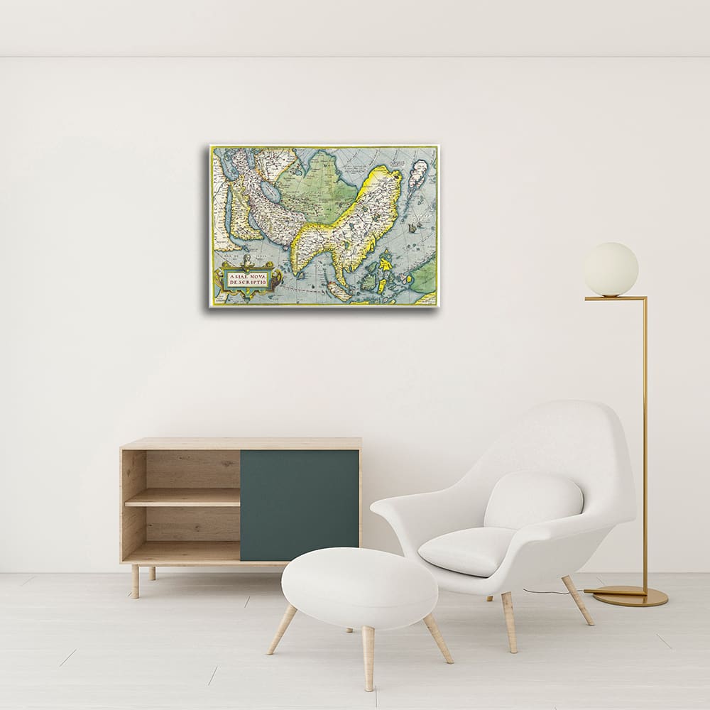 Cuadro Lienzo - Mapa Antiguo No. 52 cm. 80x100 - Maisons du Monde