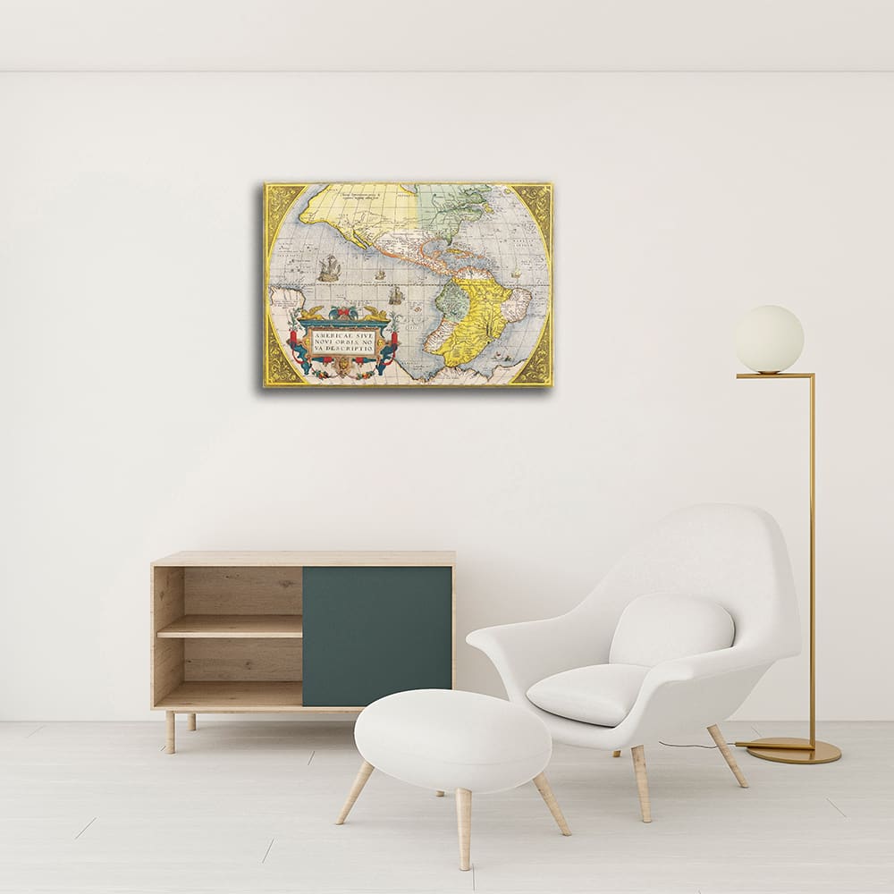 Cuadro Lienzo - Mapa Antiguo No. 50 cm. 40x50 - Maisons du Monde