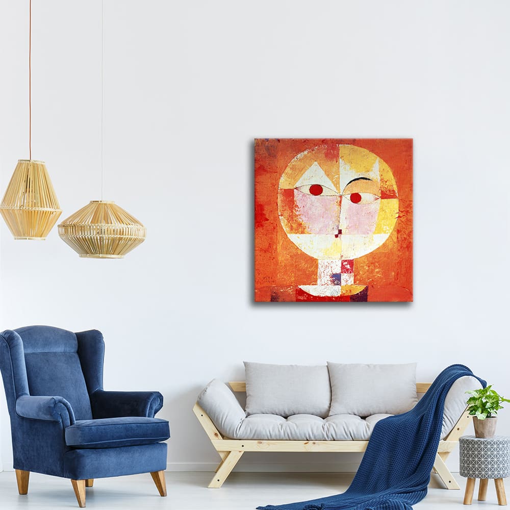 Tableau impression sur toile Senecio Paul Klee 80x90cm — vue 4
