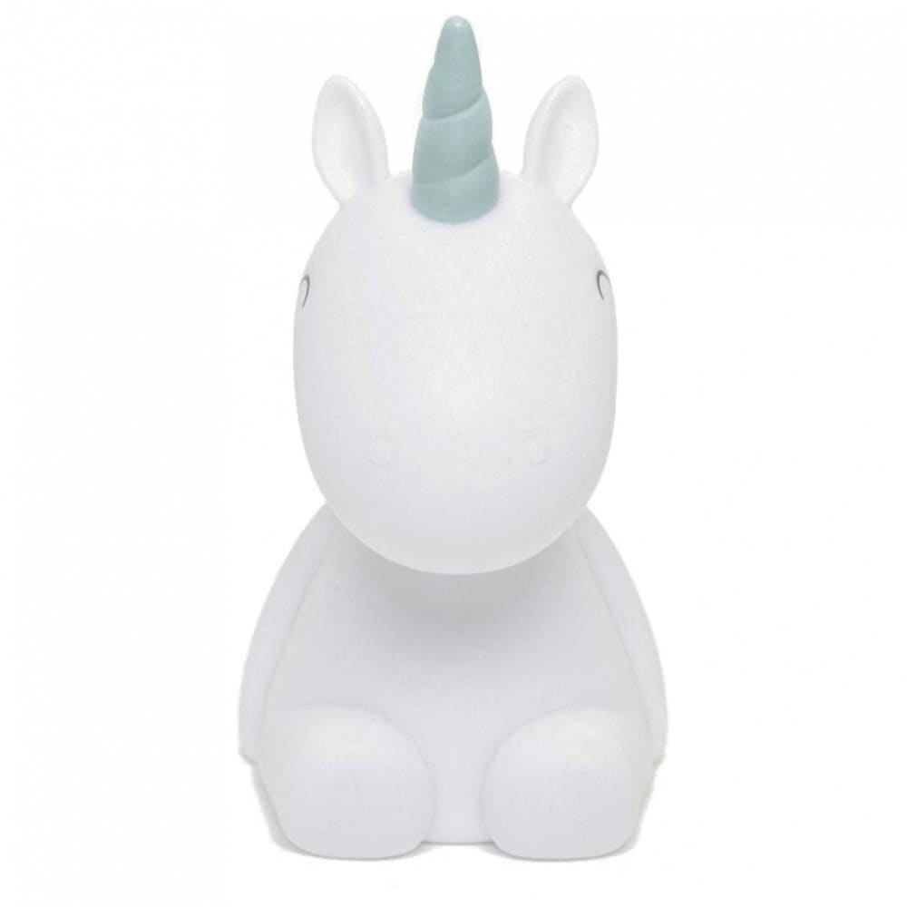 Veilleuse licorne LED crinière bleue - Maisons du Monde