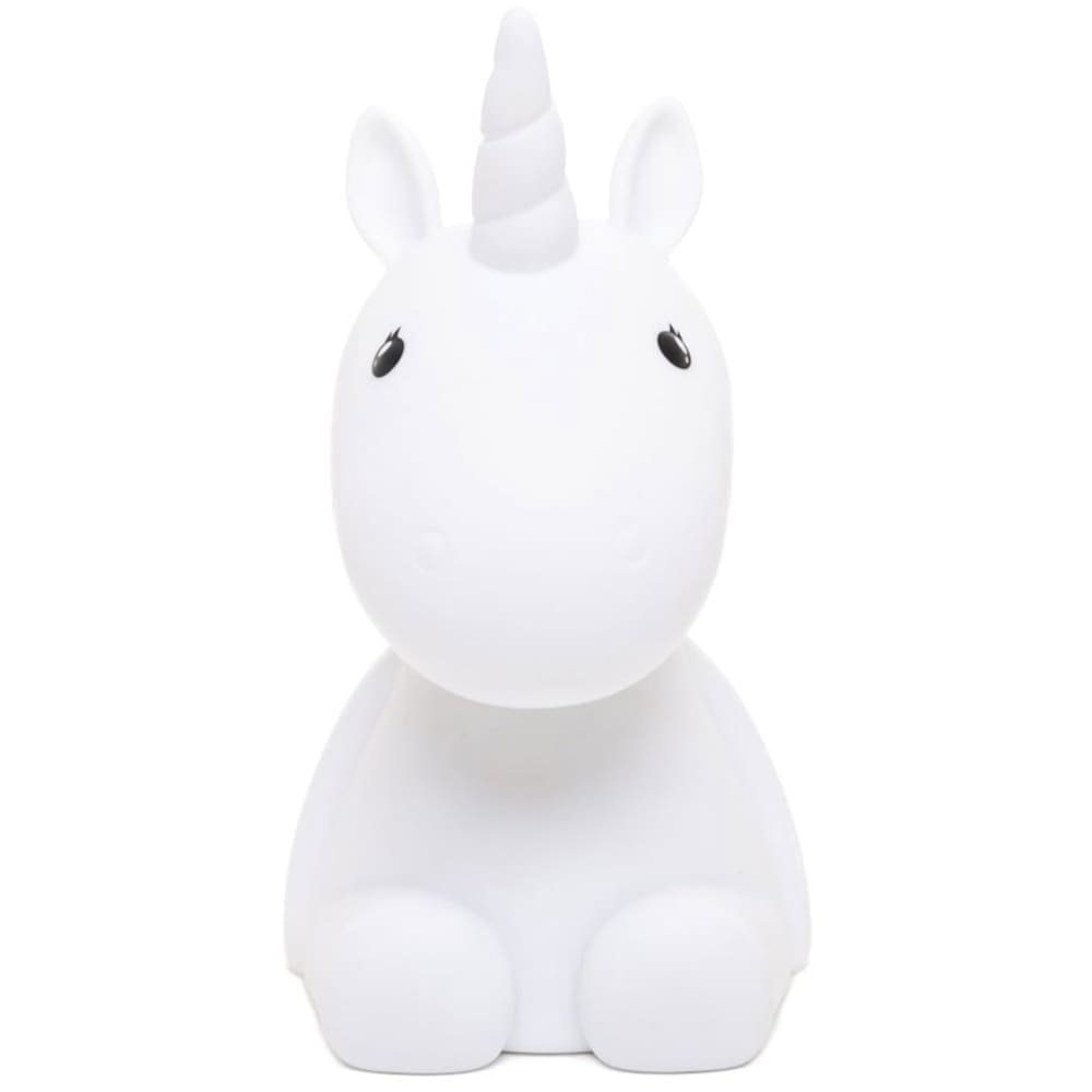 Veilleuse licorne LED blanche H17cm - Maisons du Monde