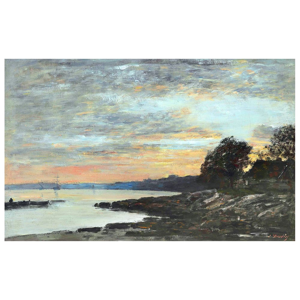 Rade de Brest, Baie de Camfrout, Quai Des Kerhors - Boudin - cm. 50x80