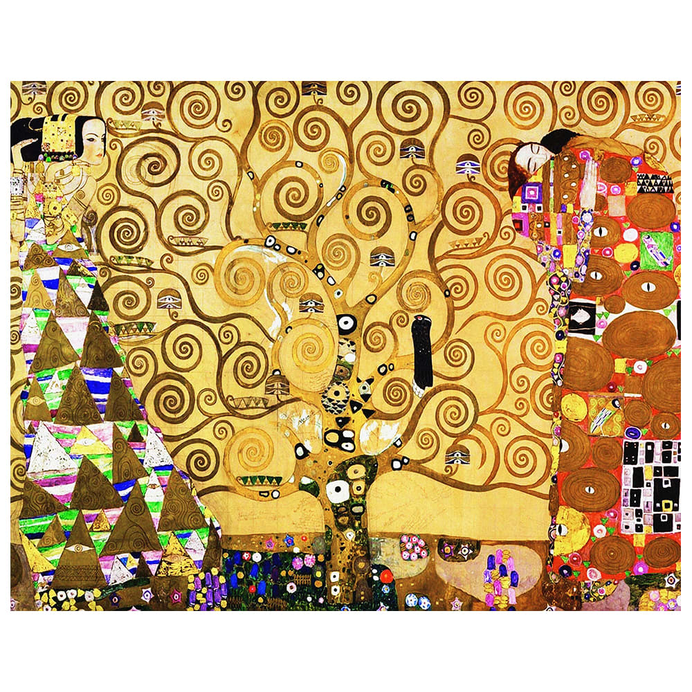 Tableau impression sur toile L'Arbre de Vie Gustav Klimt 50x70cm