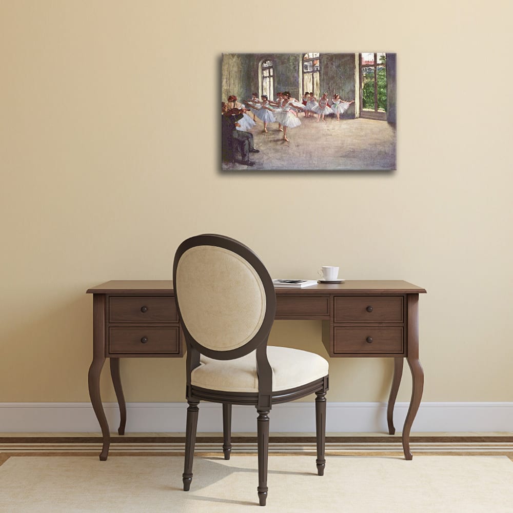 Tableau impression sur toile Rehearsal Edgar Degas 50x70cm - Maisons du Monde