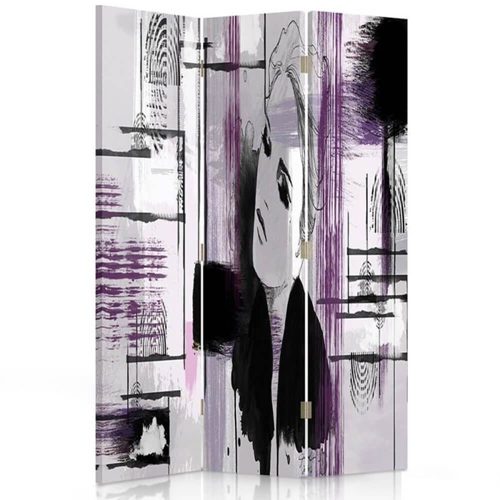 Biombo Sketch Effect - Separador de ambientes cm. 110x150 (3 paneles)