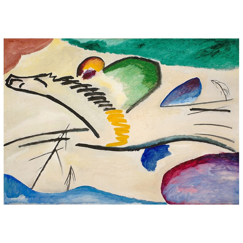 Stampa su tela - Lirica - Wassily Kandinsky cm. 80x100 - Multicolore - PES - Poliestere