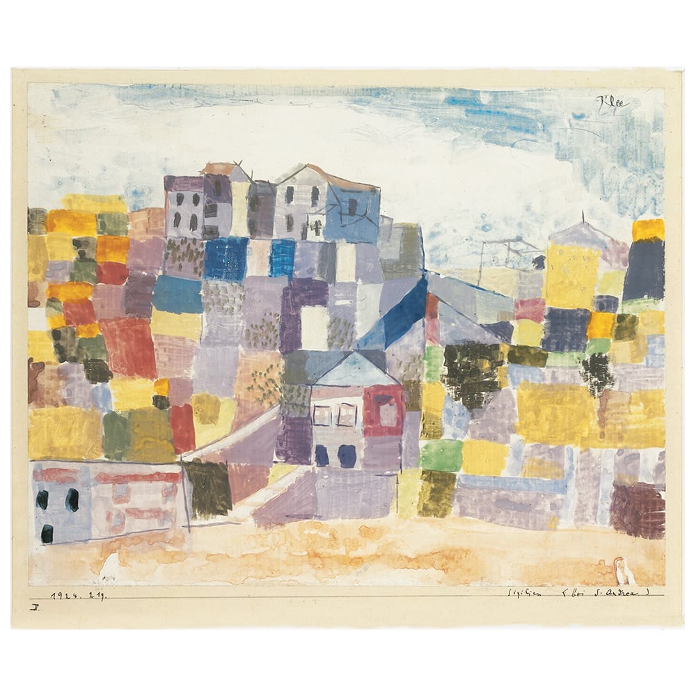Tableau Sicile près de S. Andrea Paul Klee 50x60cm