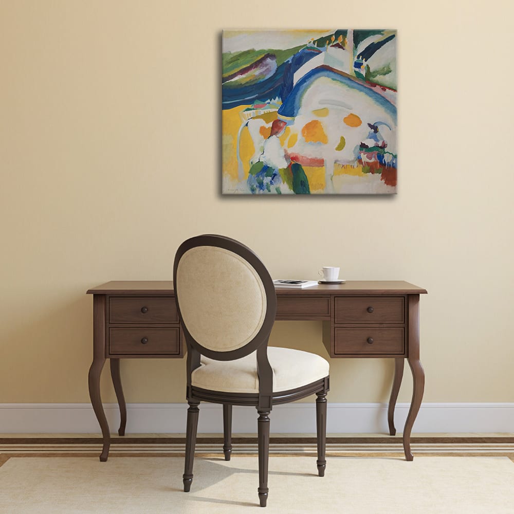 Cuadro lienzo - La Vaca - Wassily Kandinsky - cm. 50x50 - Maisons du Monde