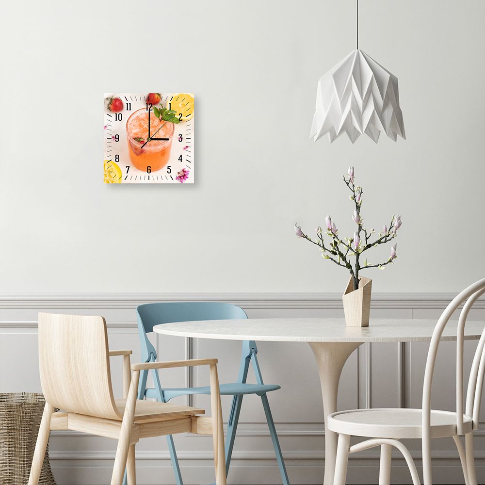 Orologio murale - Rinfresco alla frutta cm. 30x30 - Legendarte