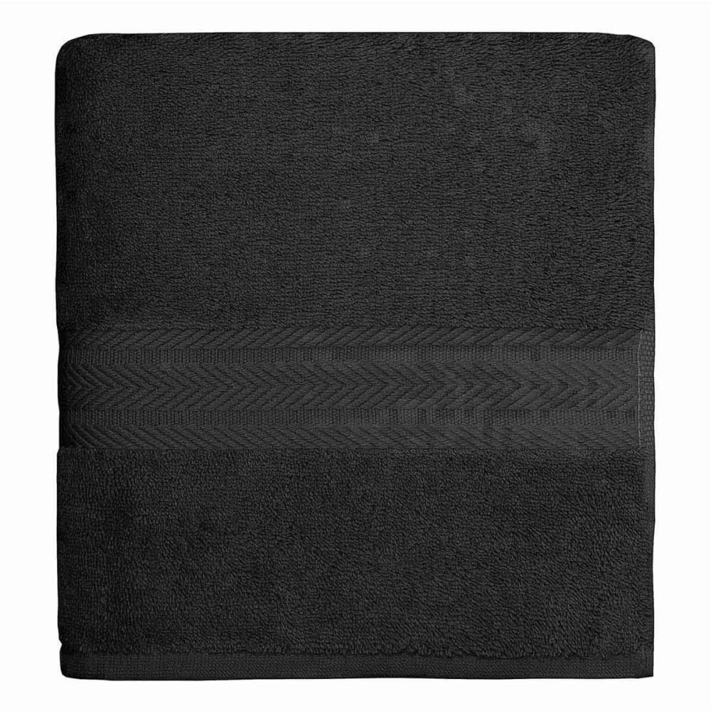 Mmaxi drap de bain 550 g/m² noir 100x150 cm
