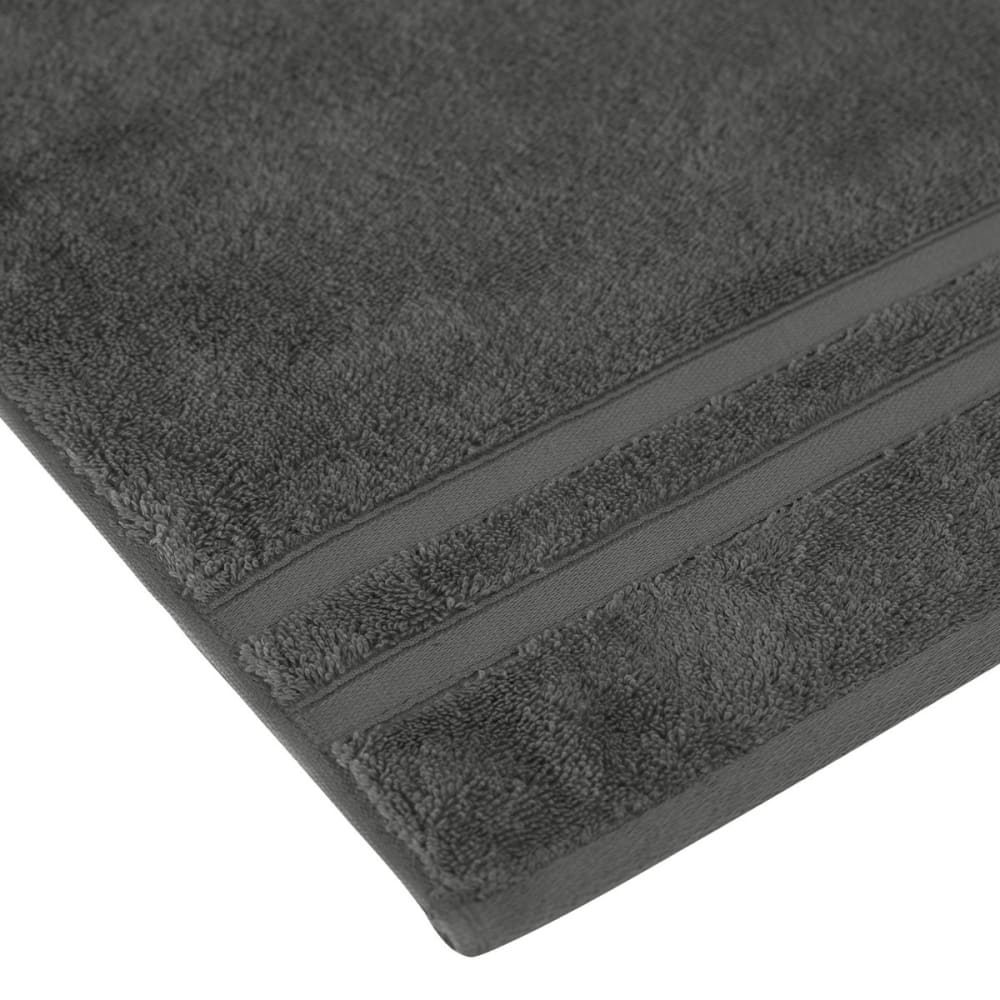 Sserviette de toilette 600 g/m² anthracite 50x100 cm - Maisons du Monde