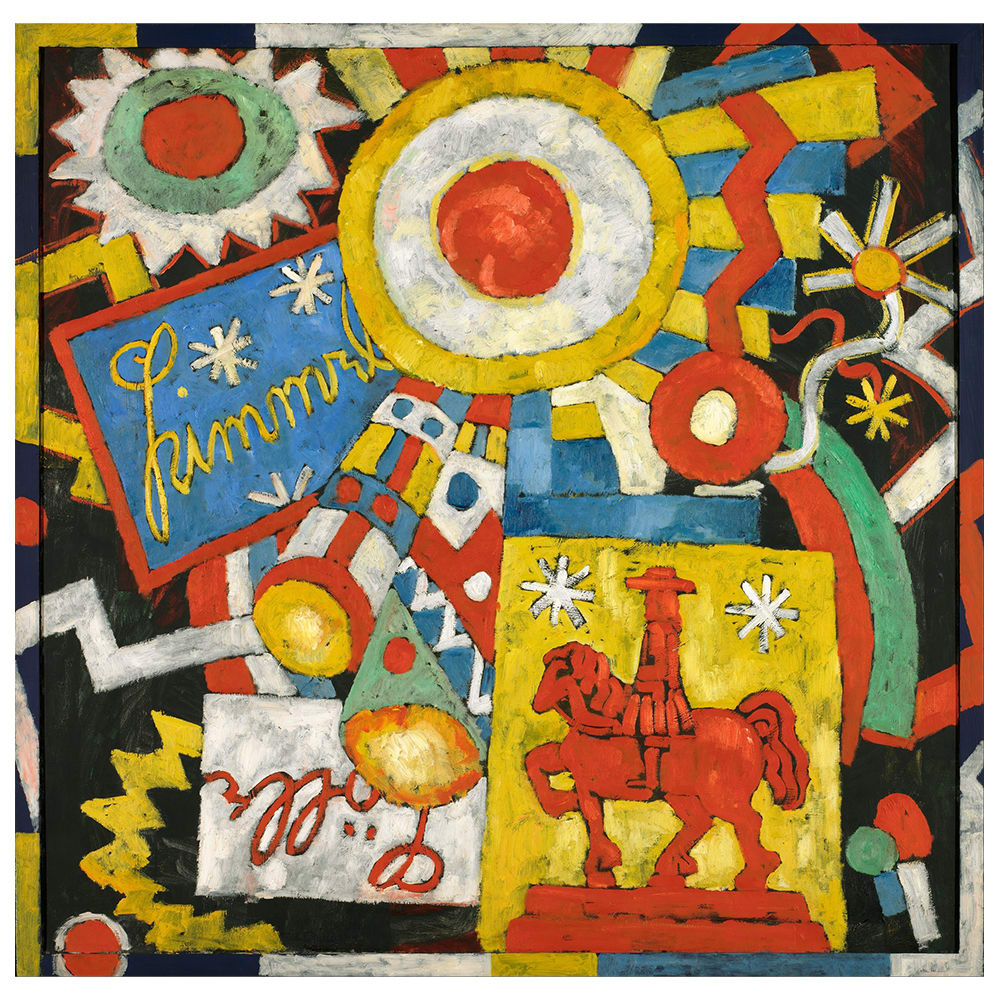 Tableau impression sur toile Himmel Marsden Hartley 50x50cm