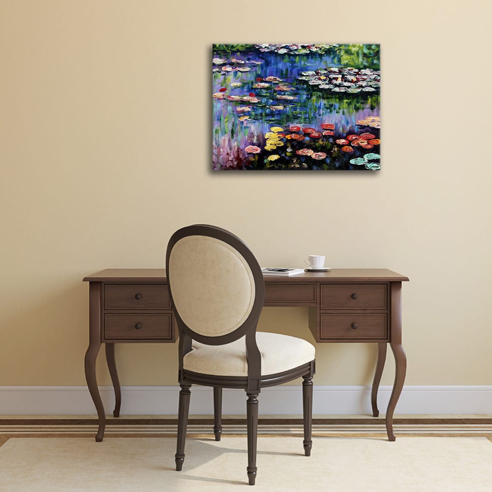 Cuadro lienzo - El Estanque Con Nenúfares - Claude Monet - cm. 80x100 - Maisons du Monde