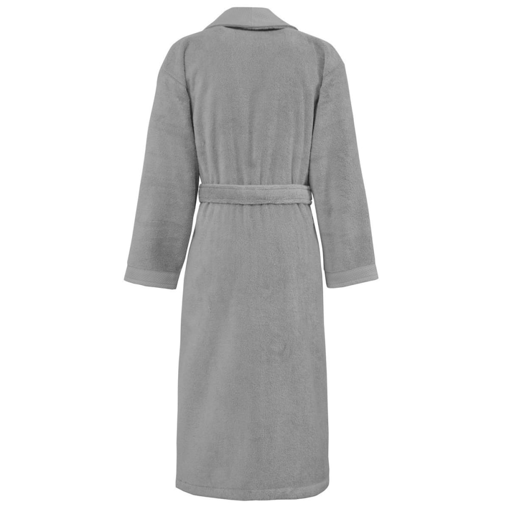 Peignoir de bain mixte col châle gris perle xl - Maisons du Monde