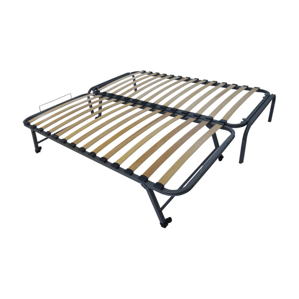 Lit gigogne metal gris 90x200 cm - Maisons du Monde