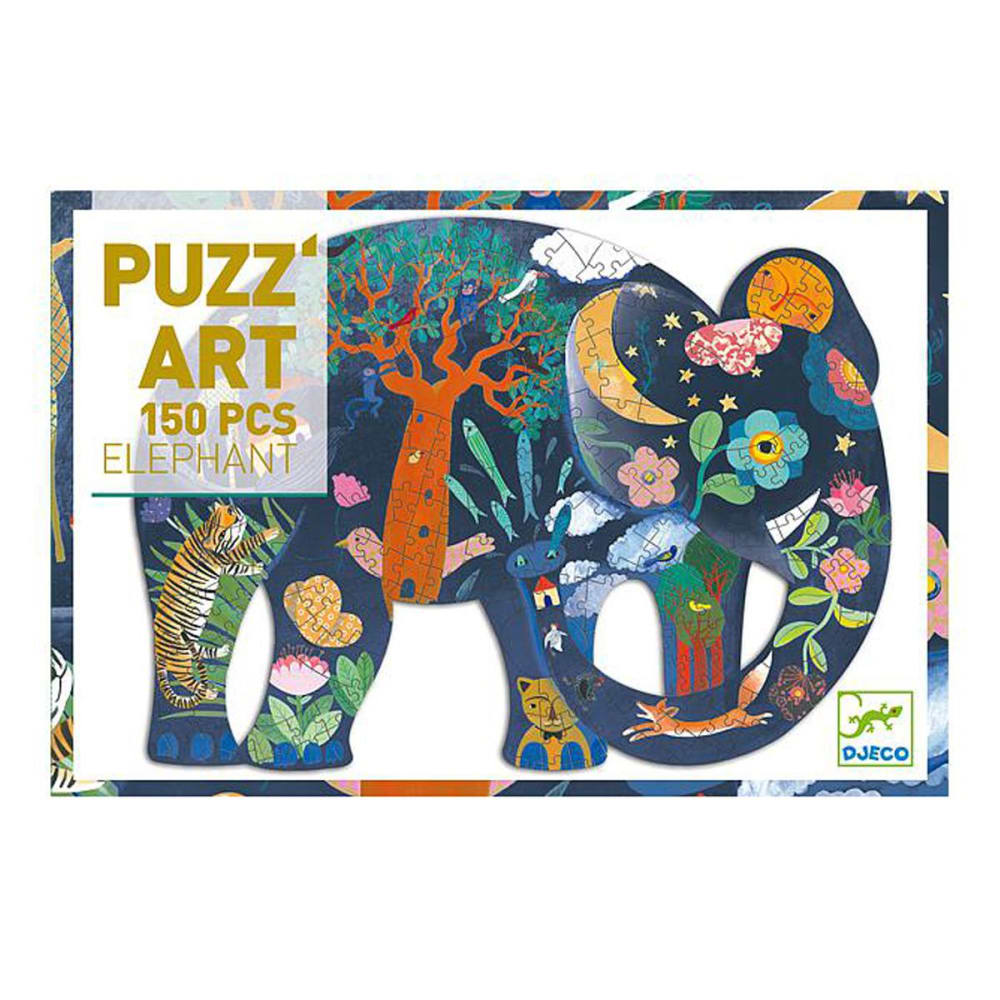 Puzzle set 150pcs Art Eléphant - Maisons du Monde