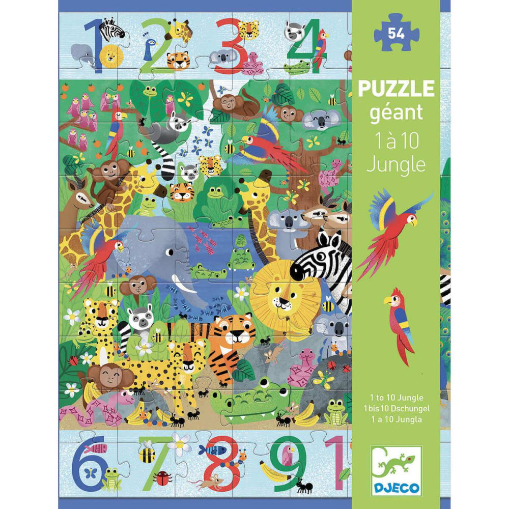 Puzzle surdimensionné 1 à 10 Jungle - Maisons du Monde