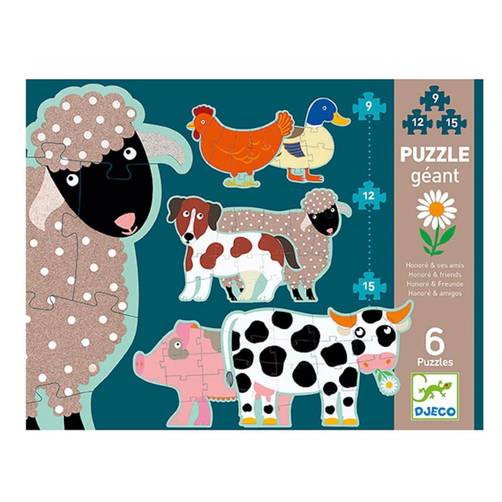 Puzzle évolutif Honoré Et Ses Amis - Maisons du Monde