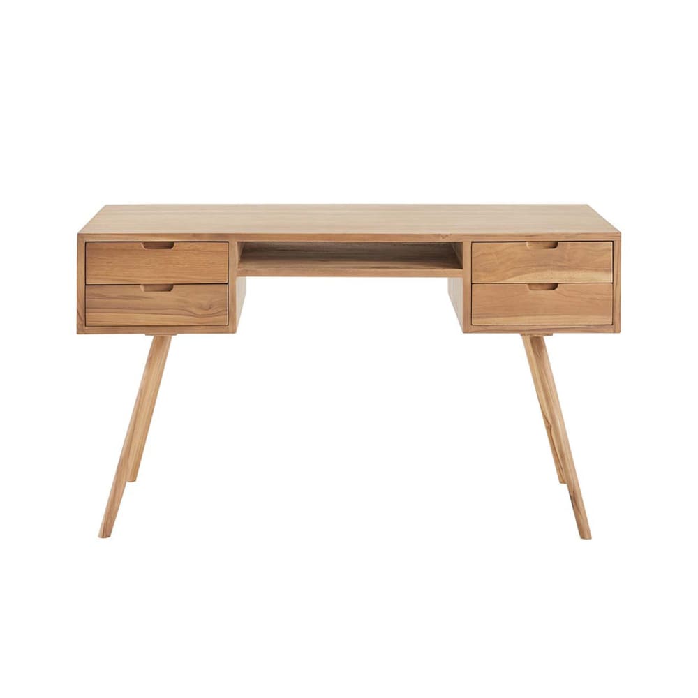 Bureau en teck massif