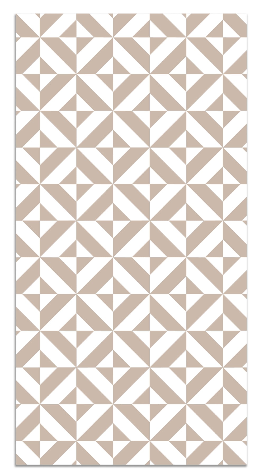 Tapis vinyle forme géométrique