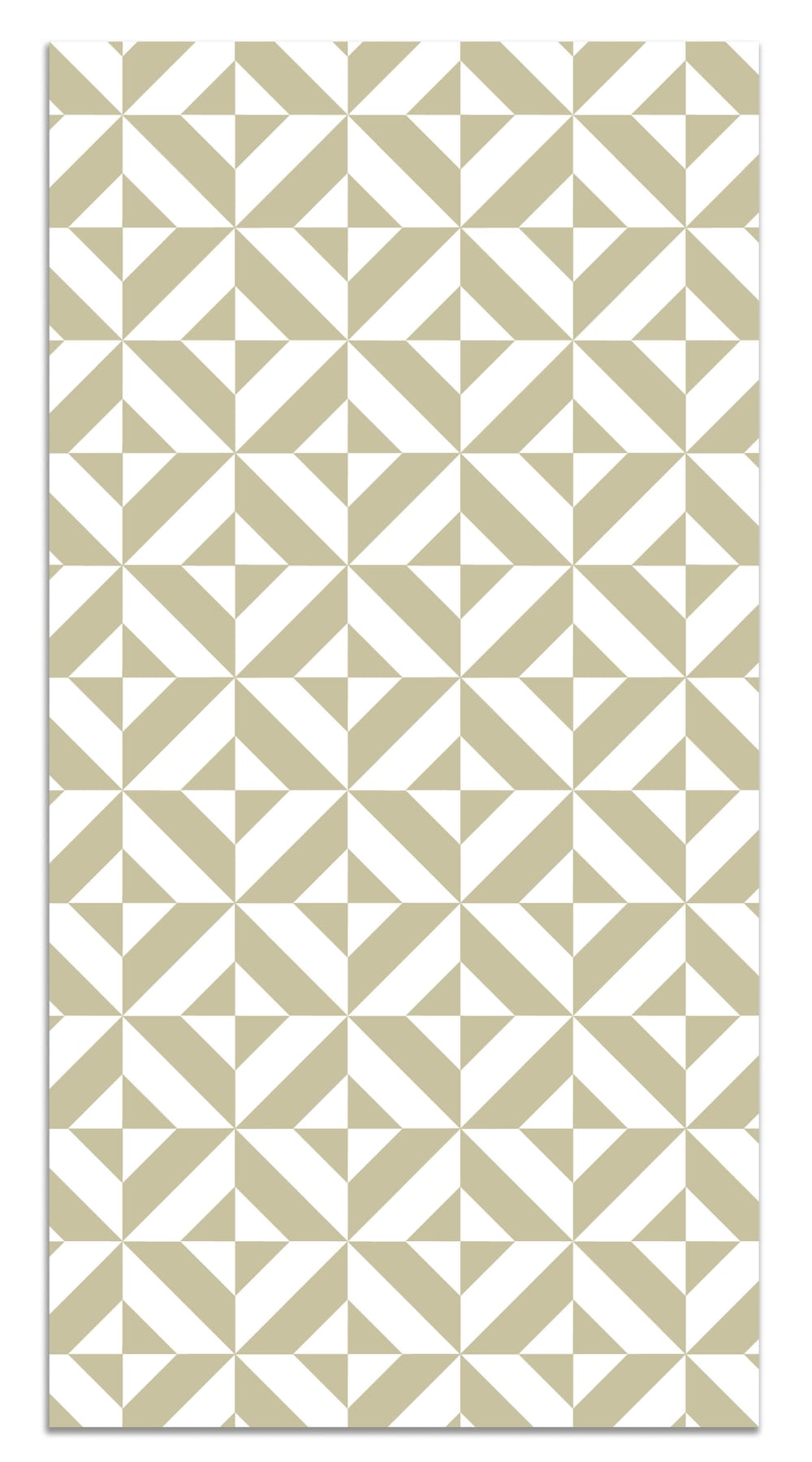 Tapis vinyle forme géométrique - pastel