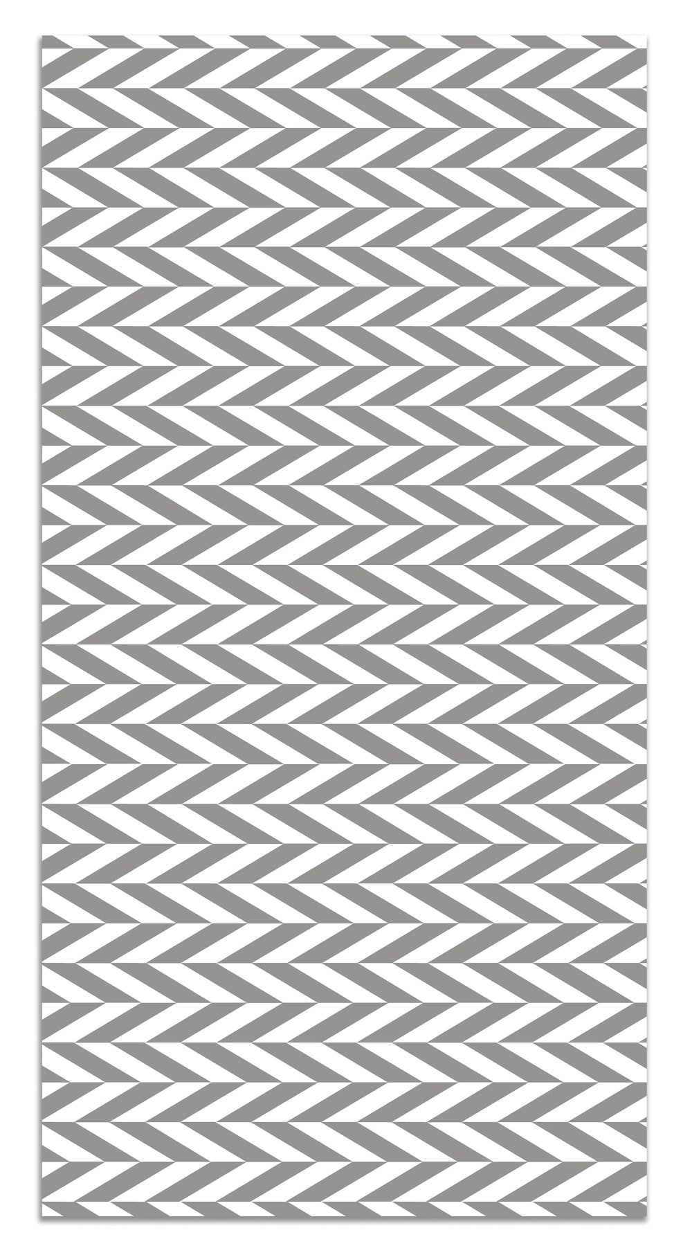 Alfombra vinílica espigas gris 60x200 cm