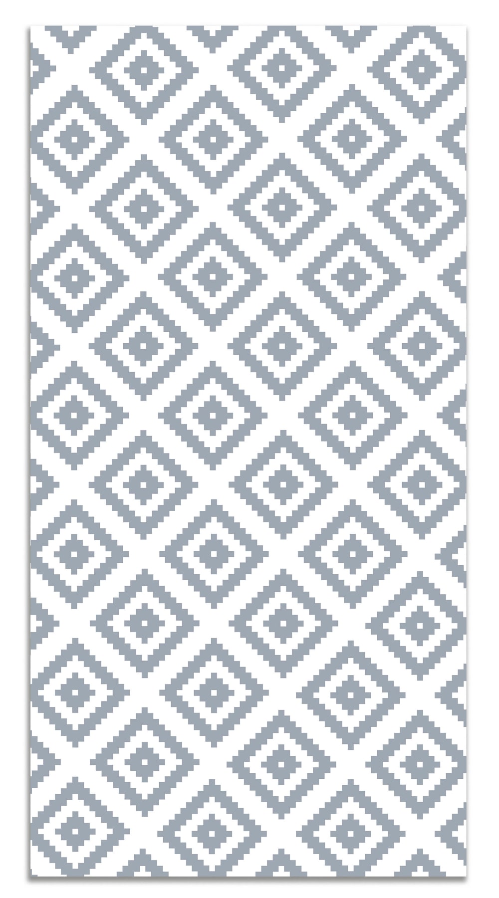 Tapis vinyle carrés - bleus