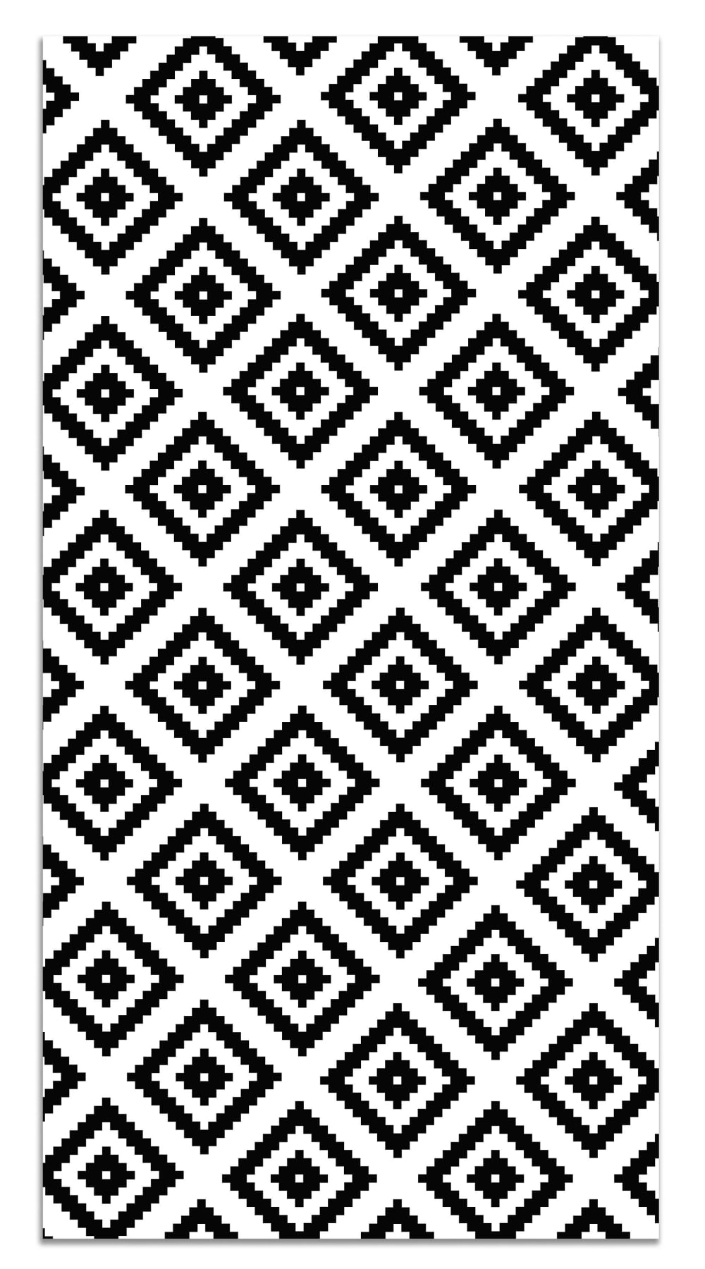 Tapis vinyle carrés - noirs