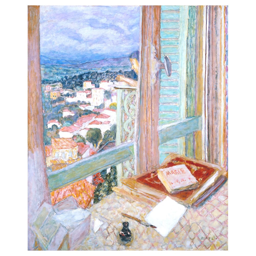 Stampa su tela - La Fenêtre - Pierre Bonnard cm. 50x60 - Multicolore - PES - Poliestere