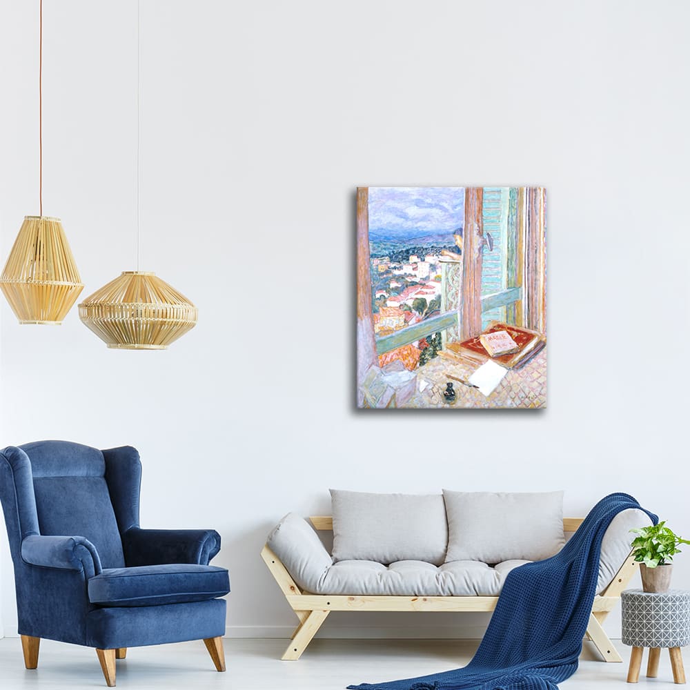 Tableau impression sur toile La Fenêtre Pierre Bonnard 50x60cm — vue 4