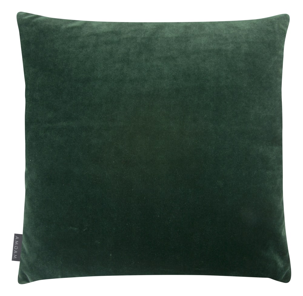 Housses de coussin velours relief pli cousu vert 40x40-lot de 2 — vue 4
