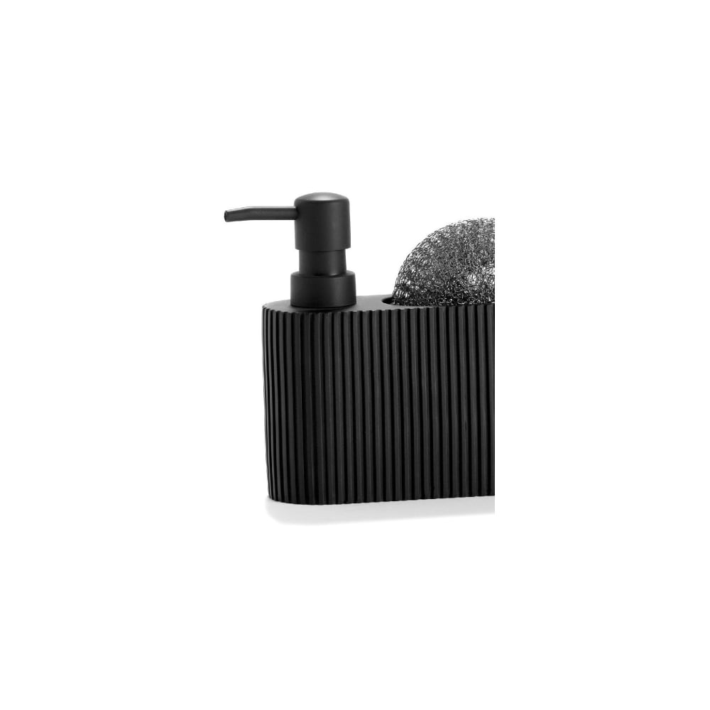 Distributeur liquide vaisselle + porte éponge polyrésine 16,5x5,5x15cm - Maisons du Monde