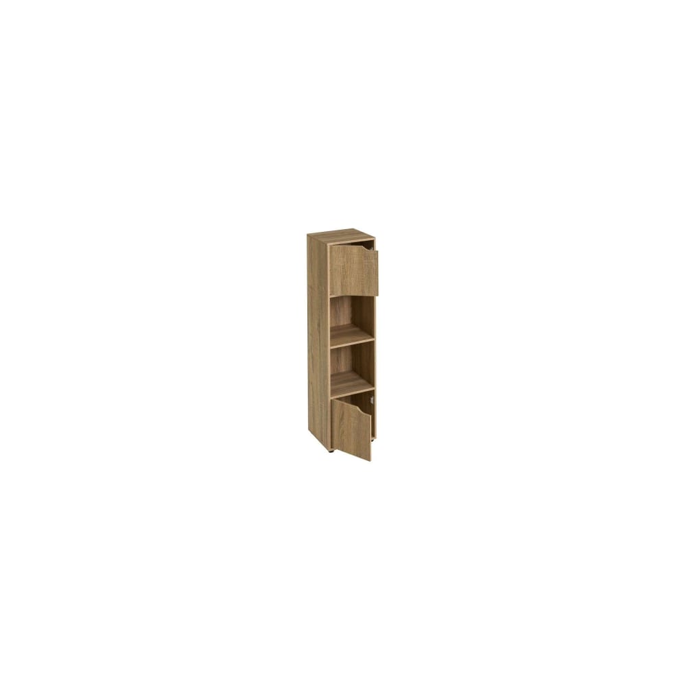 Étagère colonne 2 casiers + 2 placards 30x29x119cm