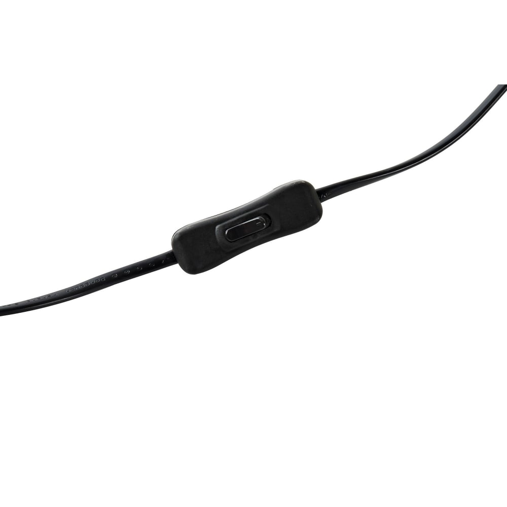 Lampe à poser rétro en métal doré et abat-jour blanc en lin - h67cm — vue 4