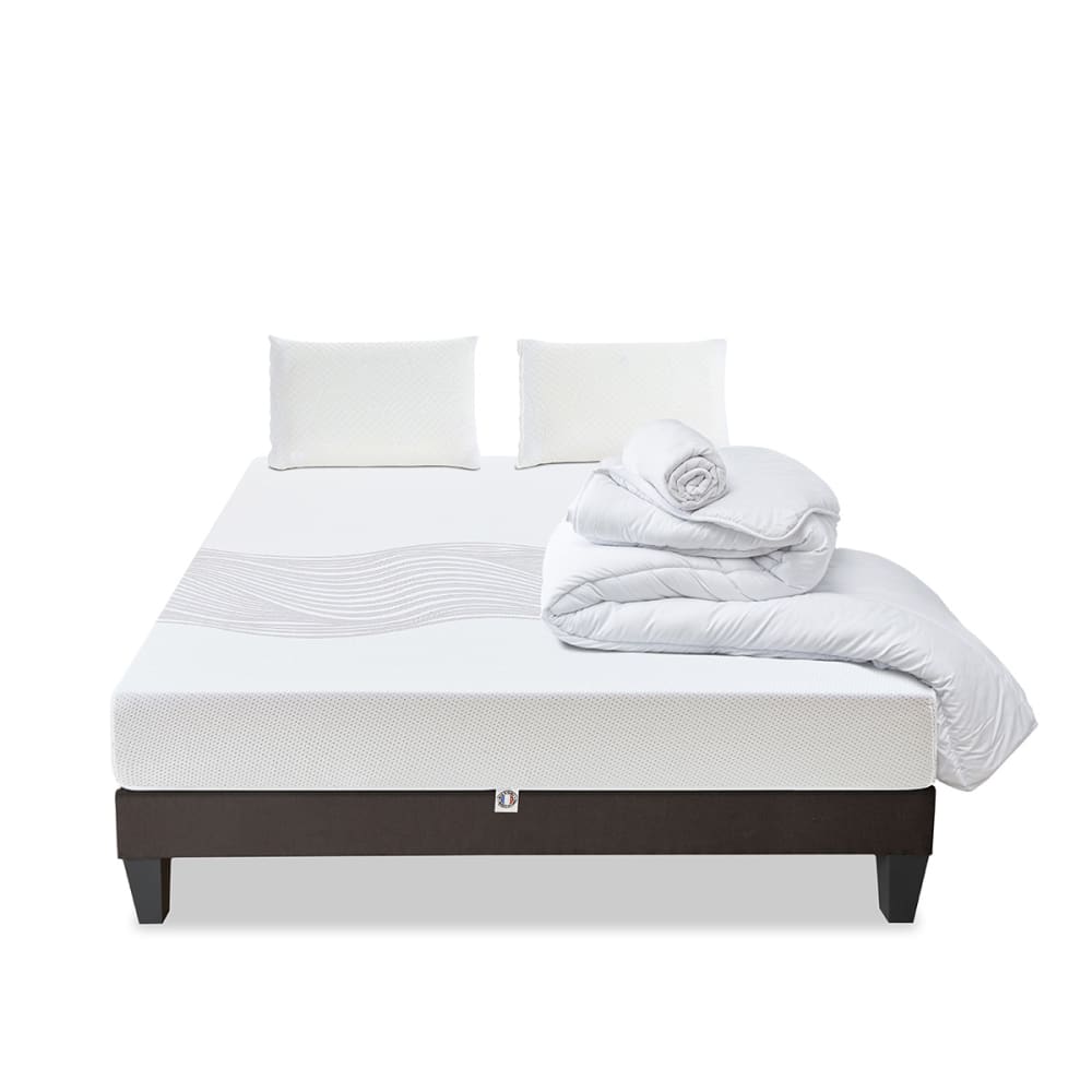 Prêt à dormir matelas mousse h21 sommier 140x200 Prêt à dormir matelas mousse h21 sommier 140x200