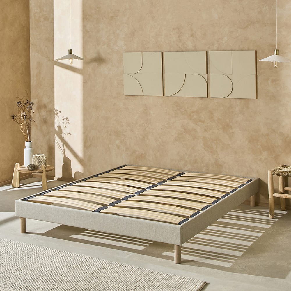 Sommier lattes bois beige 180x200 - Maisons du Monde